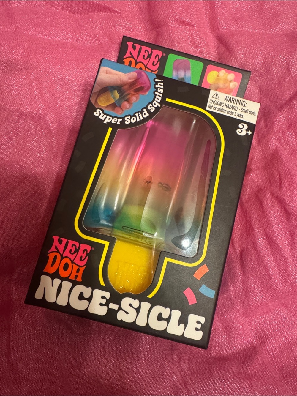 Needoh Popsicle Nice-Sicle Rainbow Popsicle Stress Toy